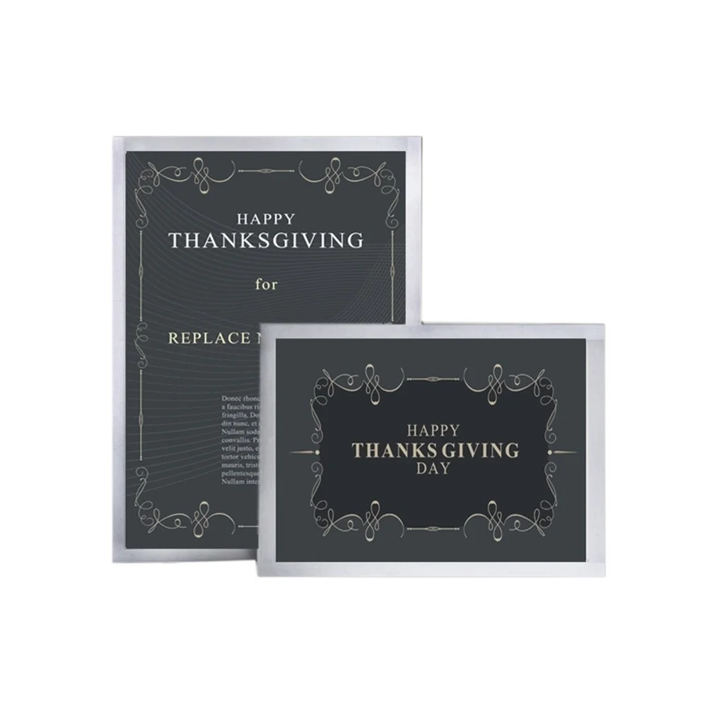 

A4 Photo Frame Wall Sticky Picture Cover Reusable Magnetic Pvc Sign Holder Advertising Poster Display Rack Document File Pocket