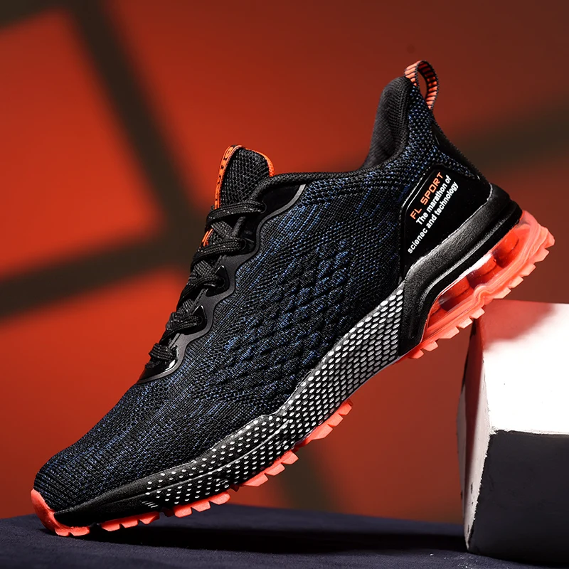 Мужские дышащие кроссовки повседневная прогулочная обувь на плоской подошве