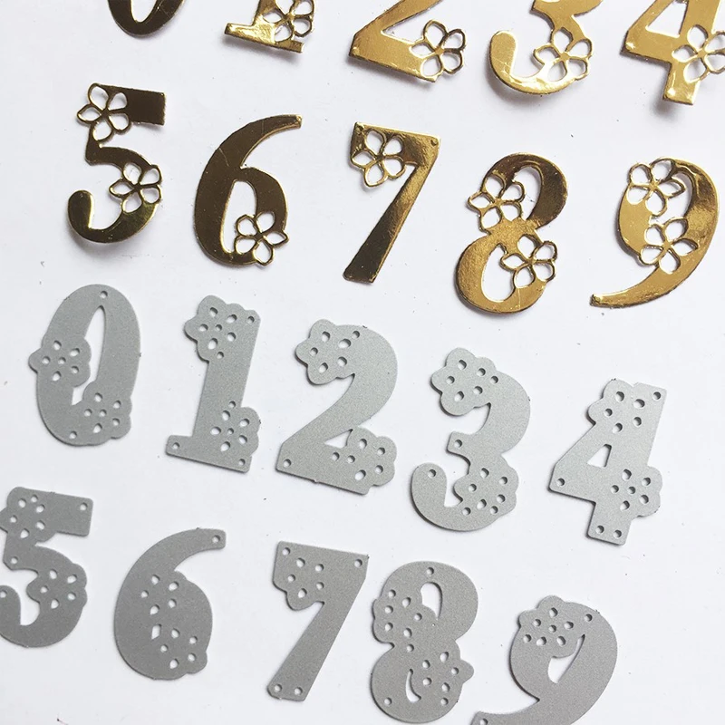 Металлические штампы с цветочным номером алфавит рамка для скрапбукинга фоновые