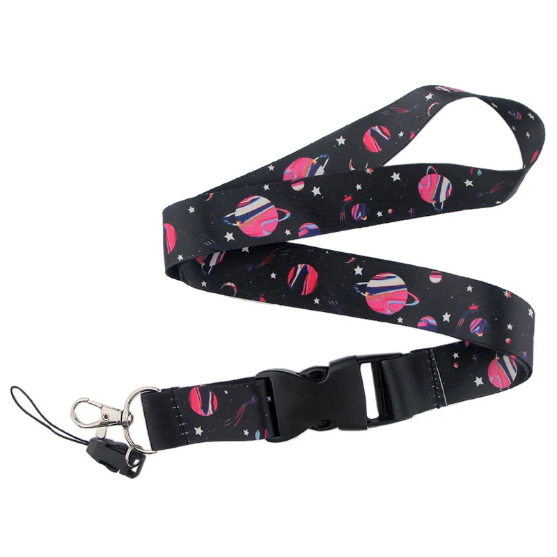 CA87 Звездная планета шейный ремешок для ключей ID карты телефон ремни USB бейдж