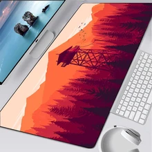Deep forest firewatch Laptop Gamer Mousepad Gaming Mouse Pad Large Locking Edge Keyboard mouse pad office deak mat carpet gift