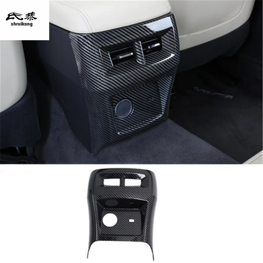 

Аксессуары для автомобилей Cadillac CT5 2019 2020, 1 шт., центральный подлокотник из АБС-пластика и углеродного волокна с зернистой или деревянной поверхностью, задний декоративный чехол