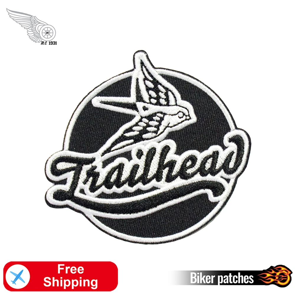 Нашивки с вышивкой Bird Trailhead аксессуары для мотоциклистов сделай сам