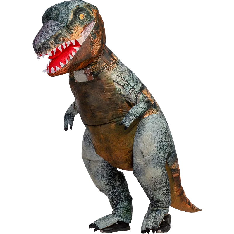 

Tyrannosaurus Rex Dinosaur Inflatable Clothes Adult Children's Day Party Cartoon Animal Doll Costume Props
