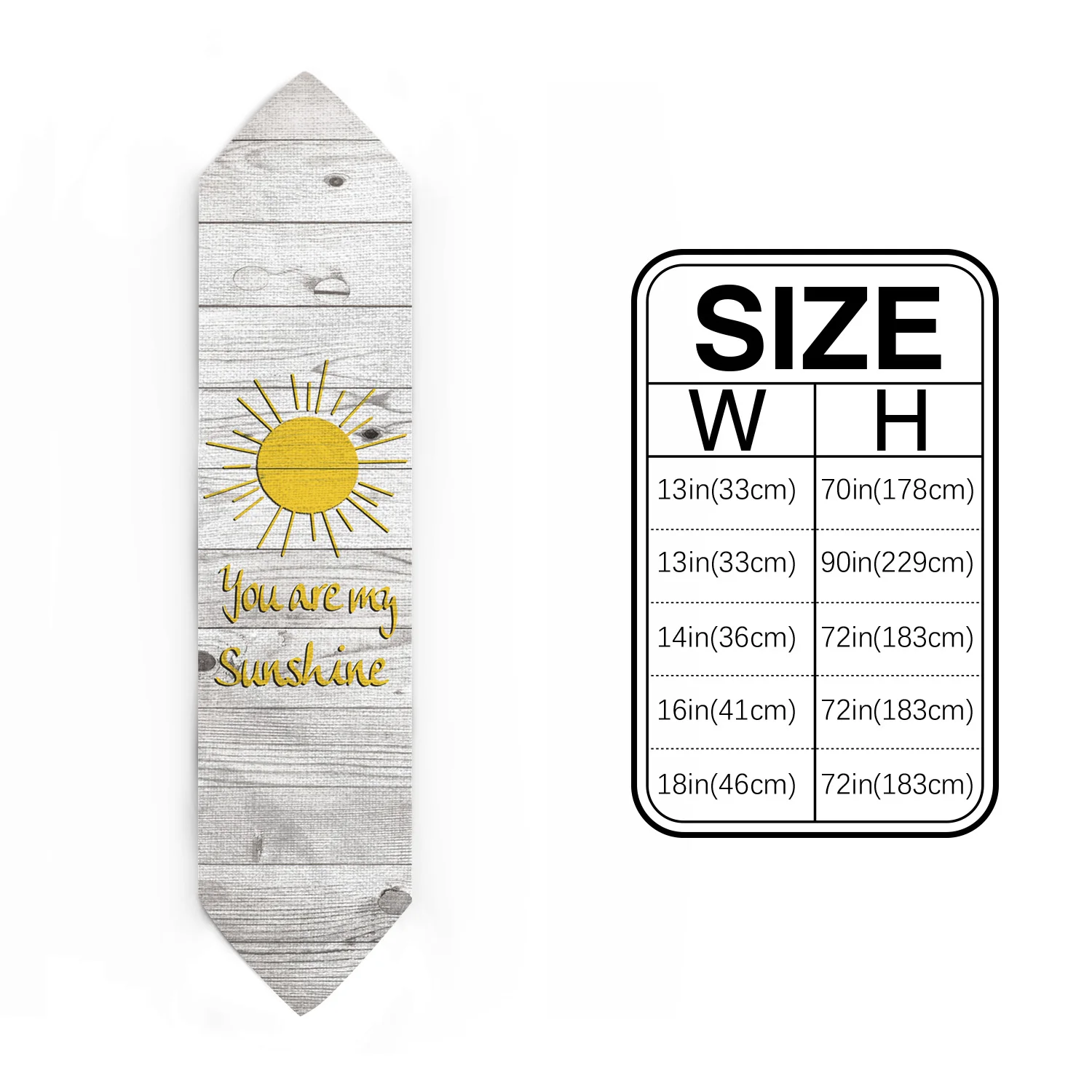 Ты мой Солнечный Свет Деревянные Настольные Дорожки домашний декор для