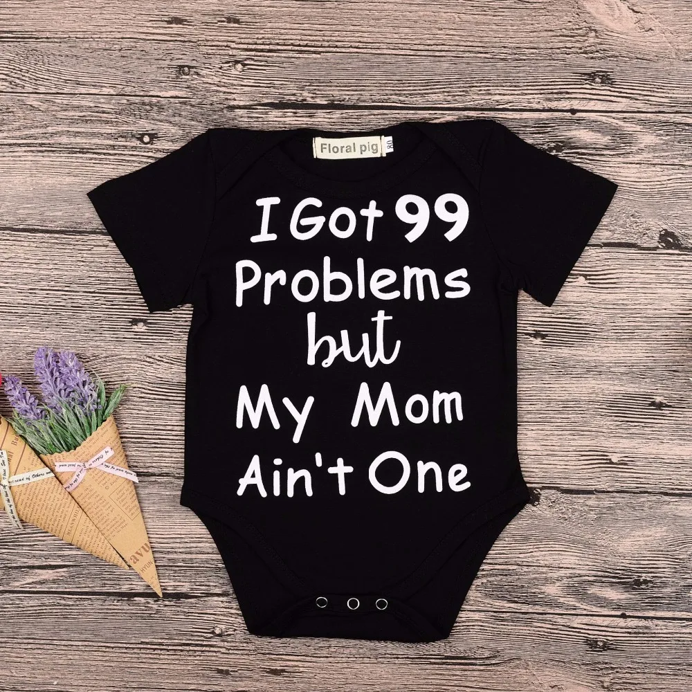 Лето 2018 детский черный комбинезон для первого дня рождения мальчиков одежда