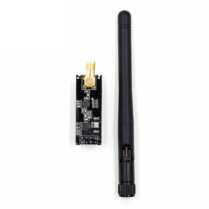 

2pcs NRF24L01+PA+LNA Wireless Transceiver RF Transceiver Module 2.4G 1100m with Antenna in Antistatic Foam Compatible Ar duino