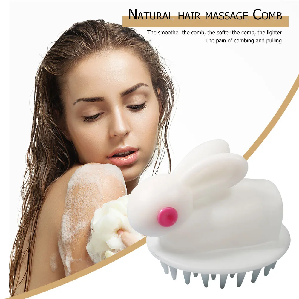 

Silicone Head Scalp Massage Brush Handheld Shampoo Hair Washing Clean Comb Tool Brush Scalp Massage Hair Styling Comb