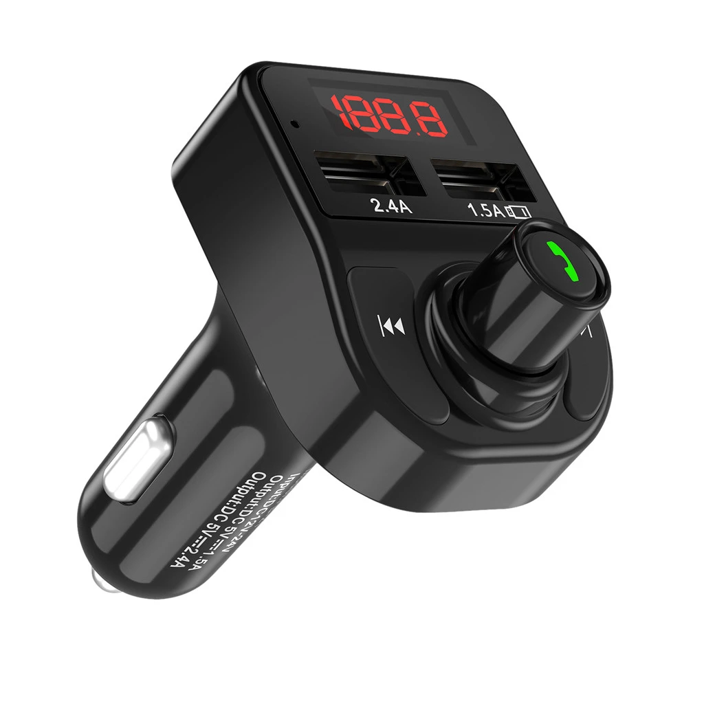 Bluetooth автомобильный fm-передатчик беспроводной радио адаптер USB зарядное