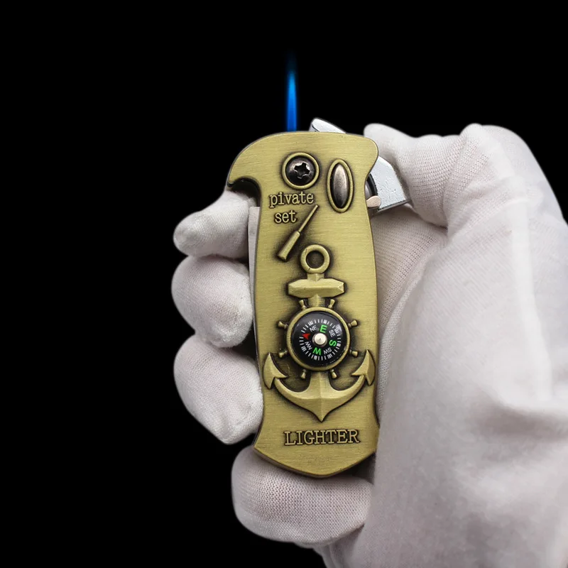 Креативный многофункциональный металлический нож ветрозащитная прямая