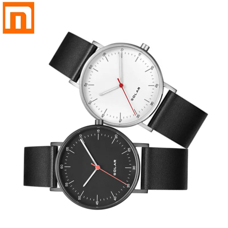 Новые ультра-тонкие часы Xiaomi TwentySeventeen, светящиеся 3ATM, водонепроницаемые повседневные часы с кожаным ремешком, пара наручных часов