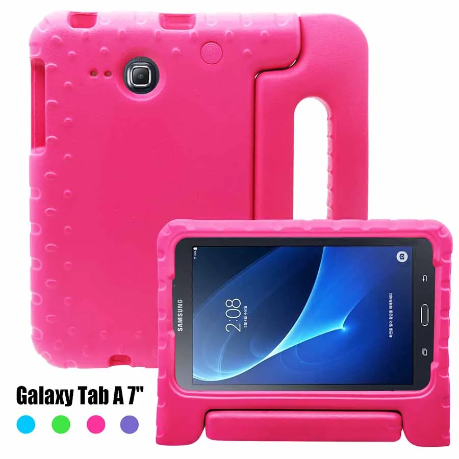 Детский противоударный чехол для samsung Galaxy Tab A, 7,0 дюймов, T280, T285, SM-T280, безопасный детский чехол для планшета из пены EVA, чехол с ручкой и подставкой