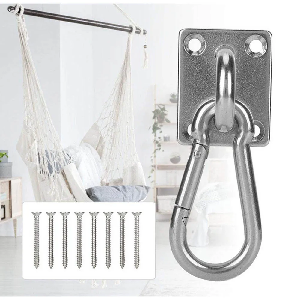 

Hange Ceiling Hook Heavy Duty Pad Stainless Steel Swing Tools Accessory