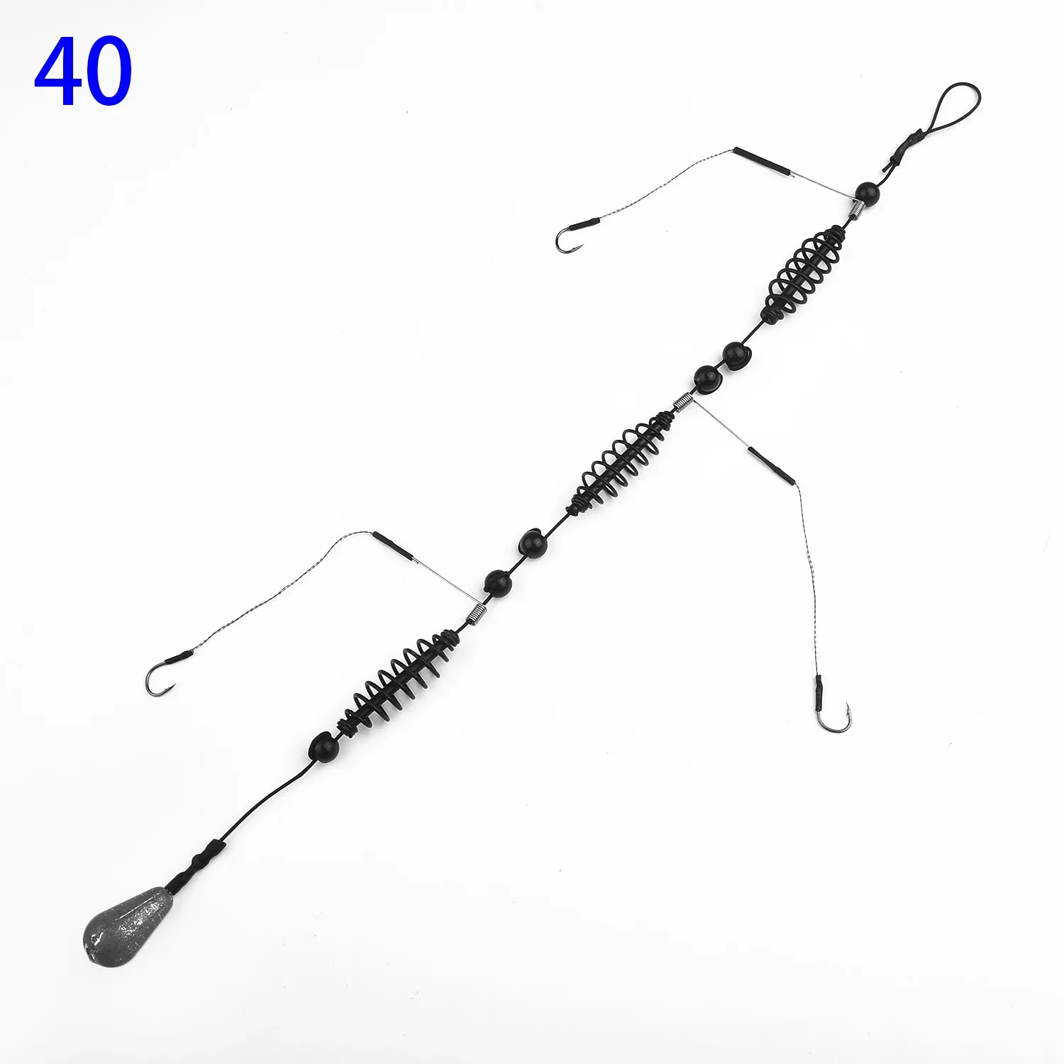 

1pcs 15/20/25/30/35/40g Ready Tied Fishing Tackle Fishing Hook Artificial Bait Cage Set Fishing Feeder