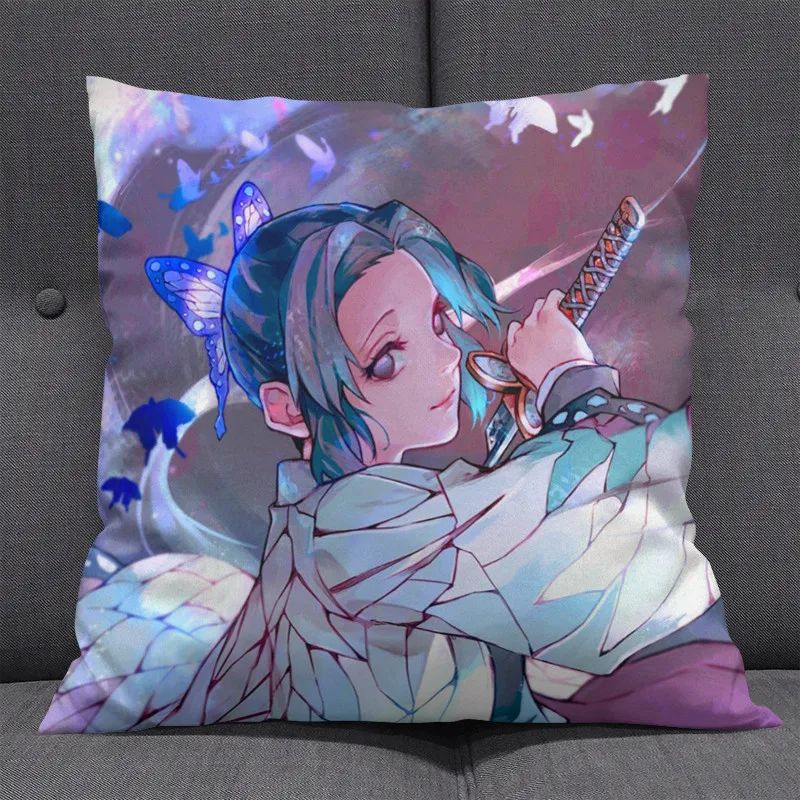 Анимационная Подушка с дьявольским лезвием Tanjiro Shinji Ichinosuke Nine колонна Butterfly Ninja Fugang