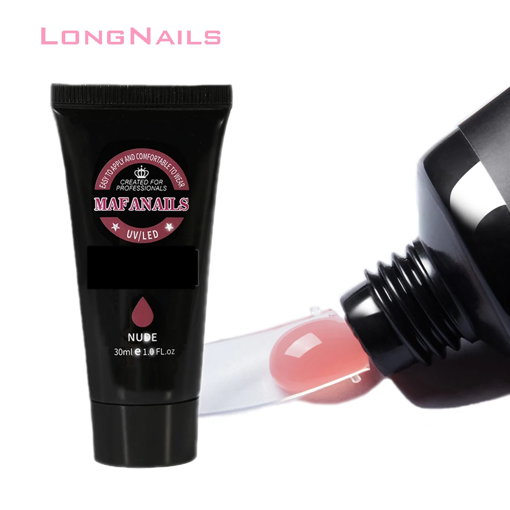 УФ-гель для наращивания ногтей 30 мл/объем 9 цветов прозрачный молочный телесный