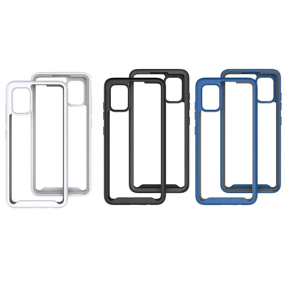 Прочный Прозрачный ударопрочный бампер с встроенным fe подходит для Samsung Phone Mobile