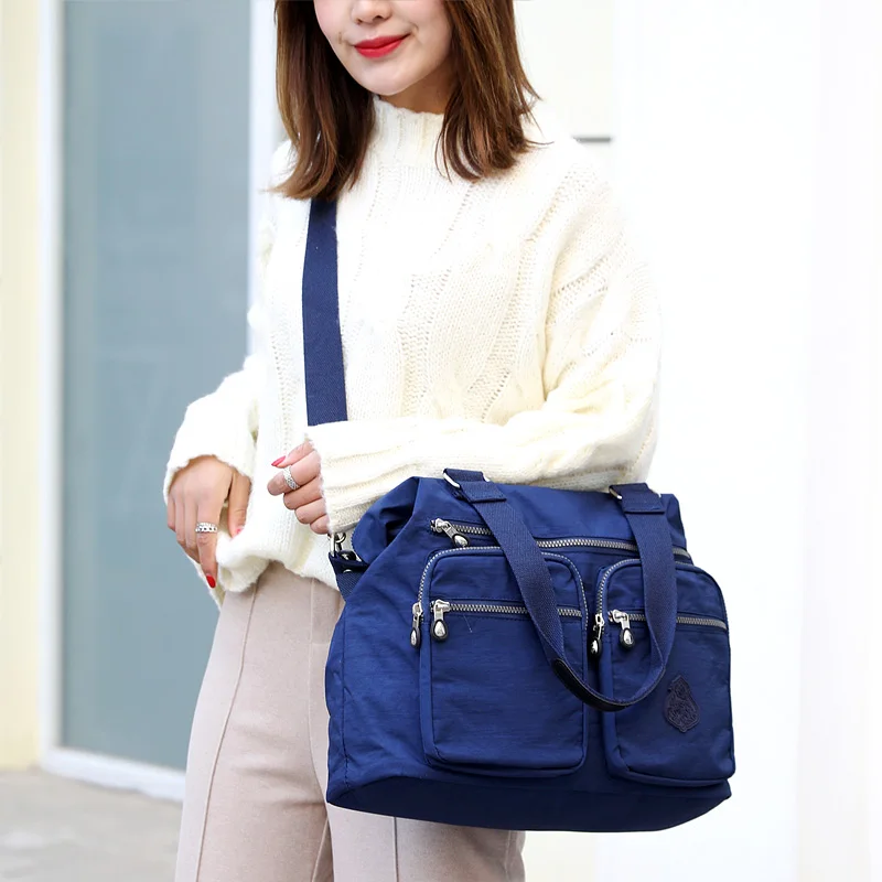 Роскошная женская нейлоновая сумка через плечо, женская сумка Bolsa Feminina, водонепроницаемая сумка с высокой вместительностью для путешествий, женская сумка через плечо