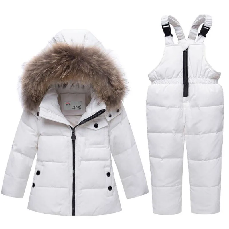 2019 New Children's Down Jacket Winter Snowsuit Two-piece Baby Boys and Girls Casual Snow Wear for Kids |