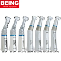 being dental 11 low slow speed inner water latch fg bur push button led fiber optic contra angle handpiece fit nsk kavo e type