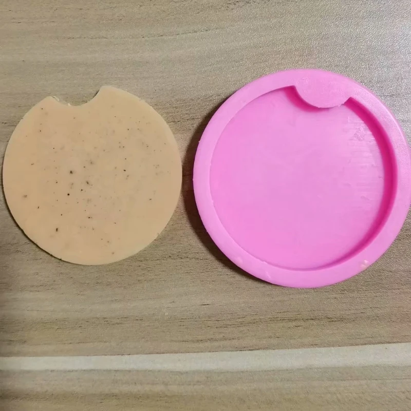 

2 Pack DIY Round Coaster Silicone Mold Round Coaster Epoxy Resin Casting Molds