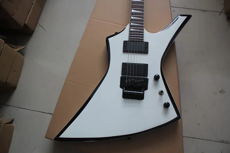 Бесплатная доставка китайский завод гитары на заказ KE2 Келли белая электрогитара