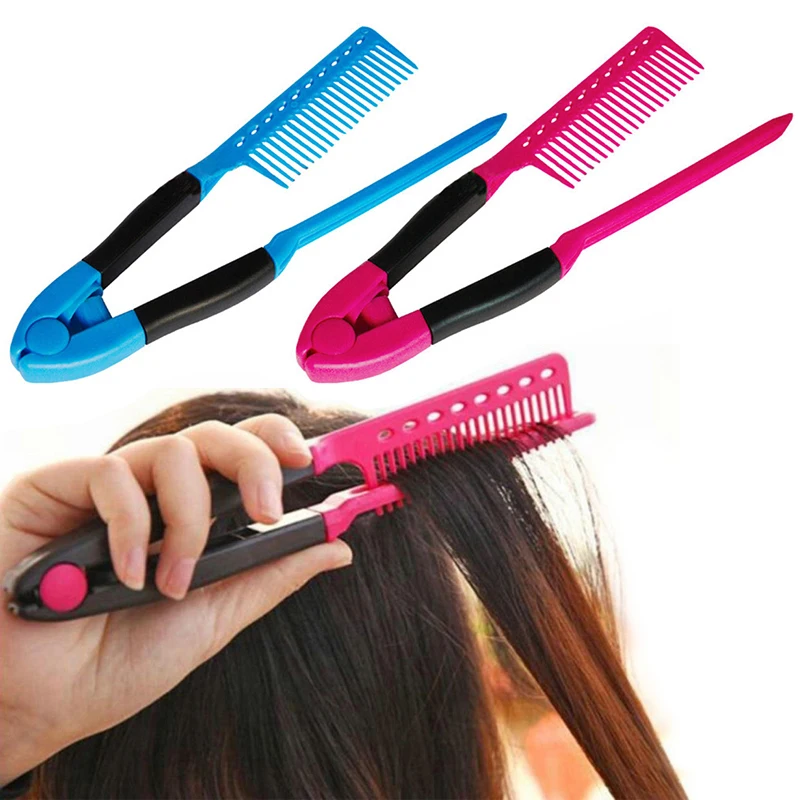 

Type Straightener Hair Combs DIY Salon Haircut Hairdressing Styling Tool Anti-static Combs Brush Styling Tools