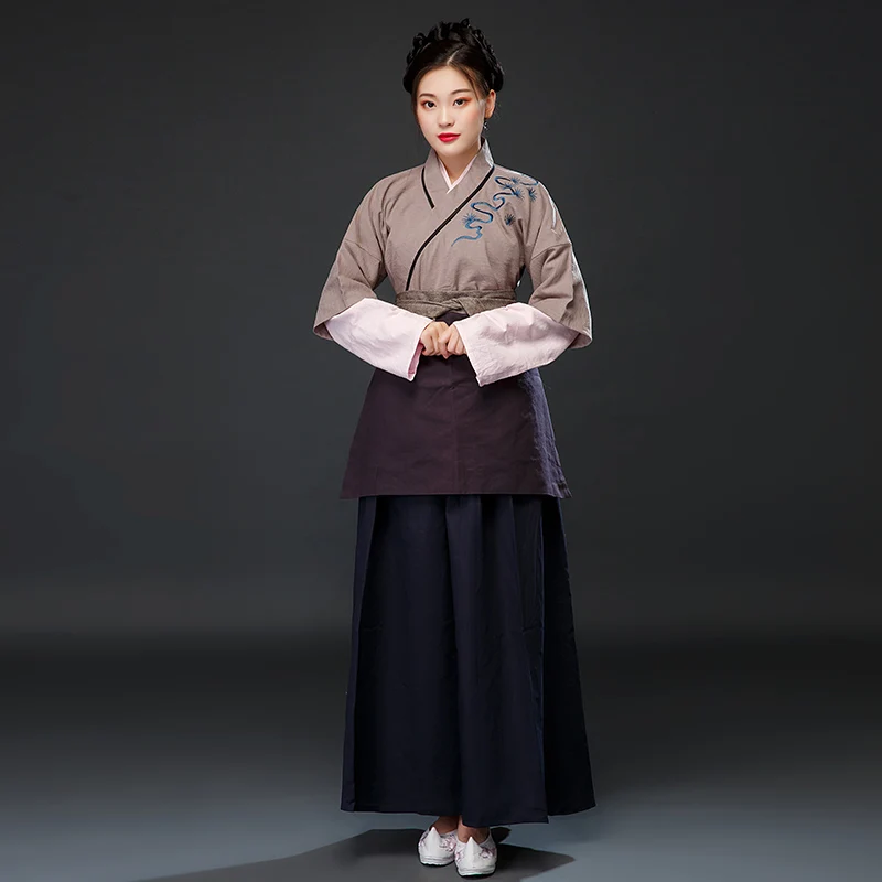Hanfu/костюм для косплея женщин в древнем китайском стиле Костюм горничной обычных