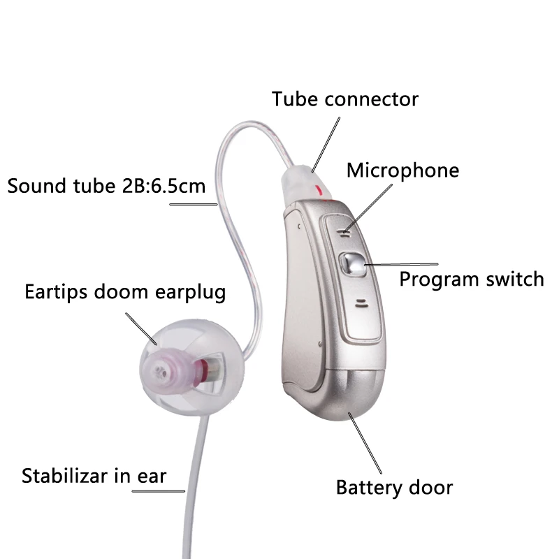 Цифровой слуховой аппарат усилитель микрофона к серьезным глухих Eldery слуха Рик MY