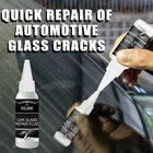 Клей для ремонта лобового стекла автомобиля, клей для самостоятельного ремонта треснувшего стекла, инструмент для восстановления автомобильных царапин и трещин