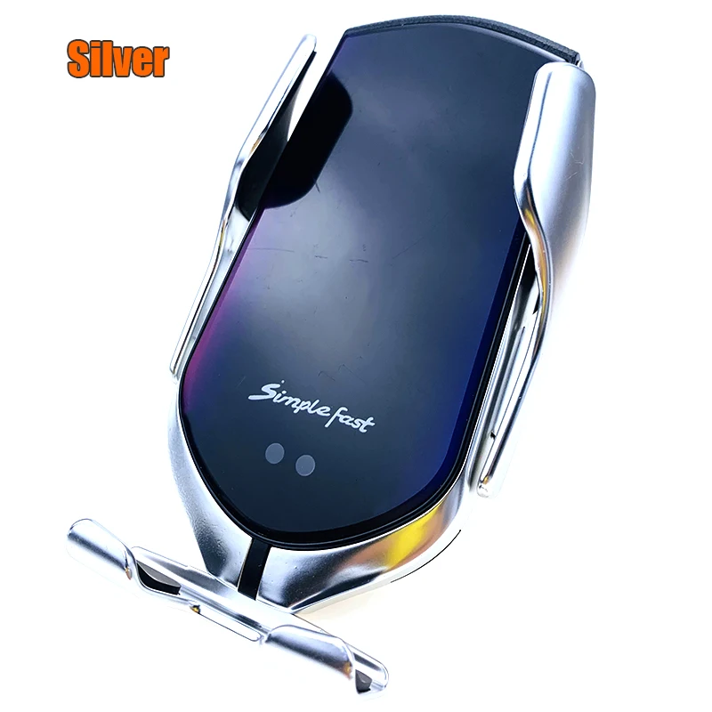 Qi быстрая Беспроводная зарядная станция 10 Вт R1 автоматическое зажимное