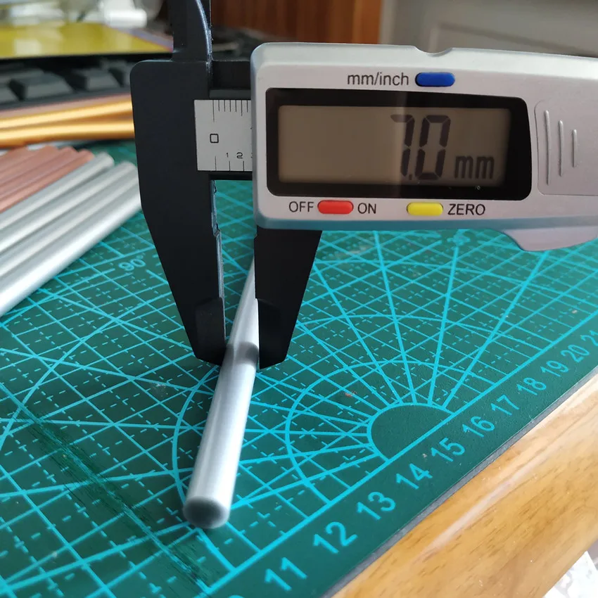 Φ 7 мм Ретро металлический блеск термоплавкий клей розовый Золотой Клей