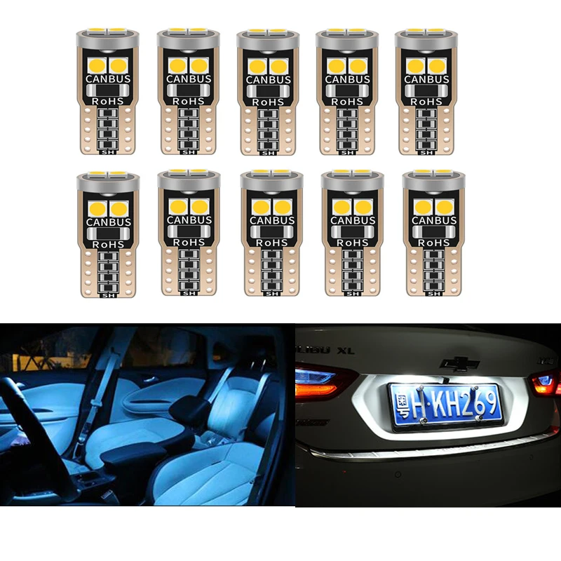 T10 W5W светодиодный очистки автомобиля парковка светильник для Ford Focus 2 3 1 Fiesta Mondeo 4