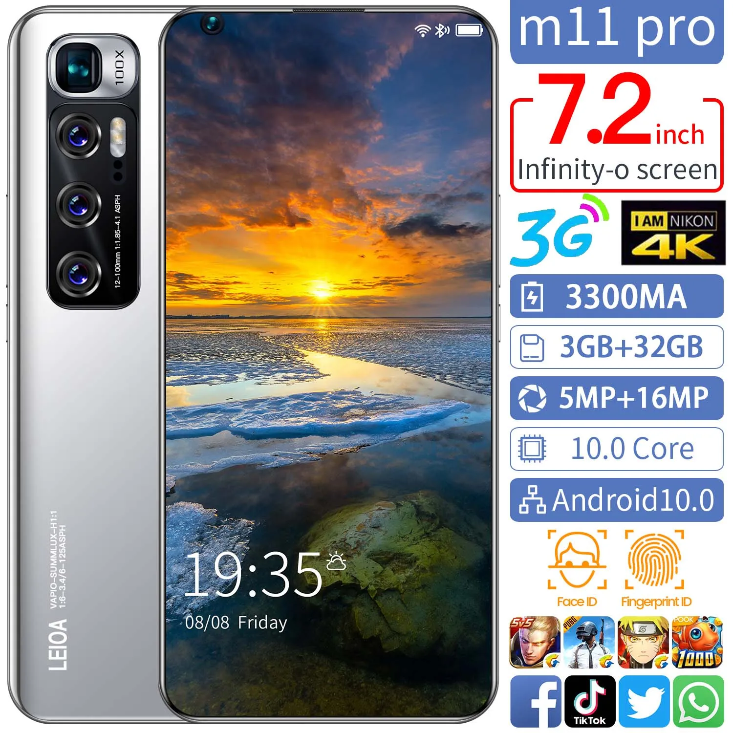 M11pro 5 дюймовый HD экран три карты и режима ожидания высококачественный все в одном