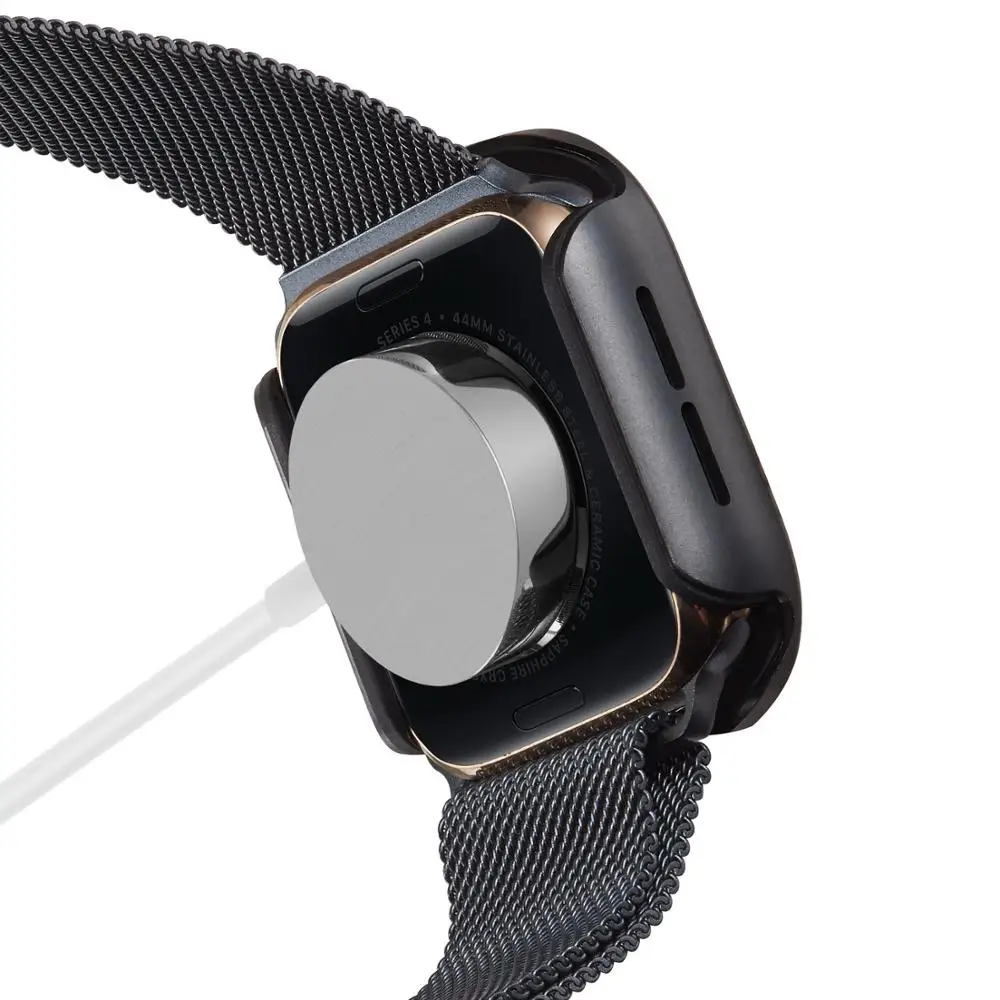 Для Apple Watch Series 5 4 40/44 мм Чехол Премиум Алюминий + ТПУ бампер чехол для серии браслет