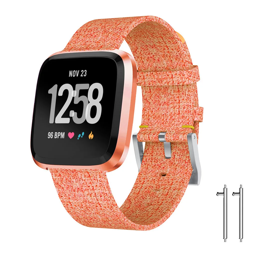 Ouhaobin ремешок для Fitbit Versa 2 Band Роскошные тканые тканевые ремешок сменный Браслет для Fitbit Versa 2 ремешок 910#2