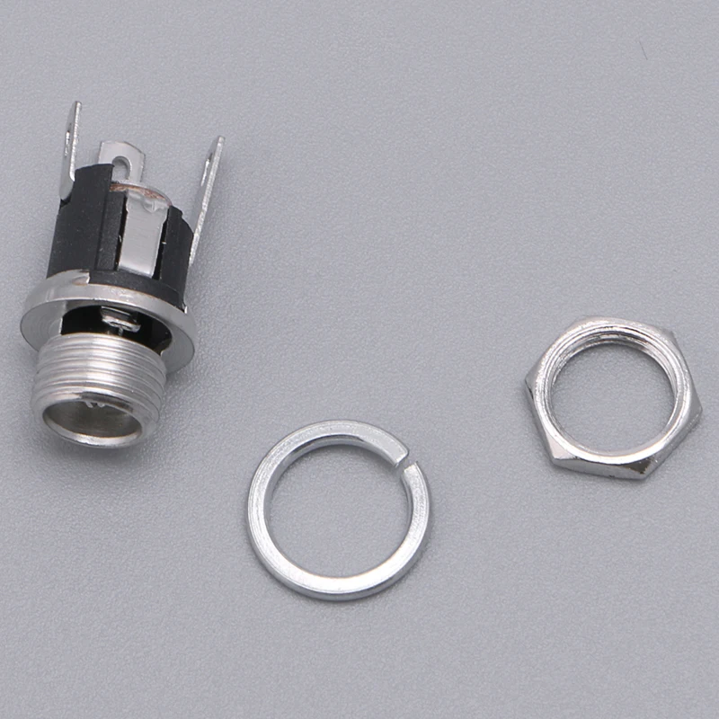 10 шт./компл. разъем DC питания гнездо панель крепление Разъем 5 5*2 1 мм|Соединители| |