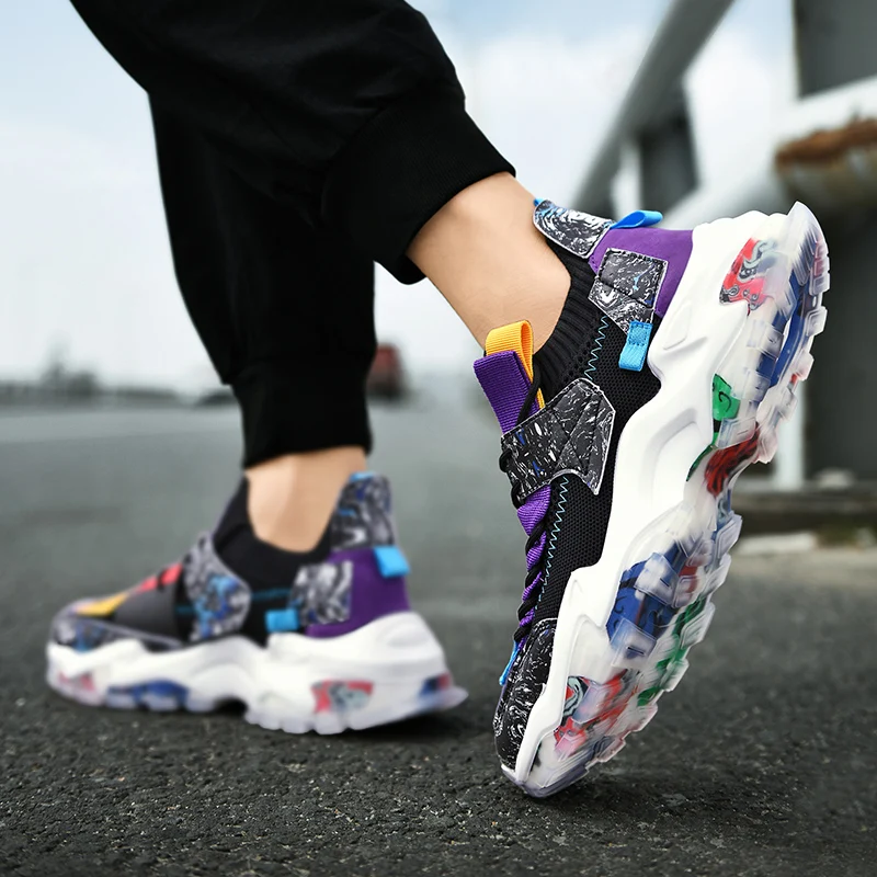 Shoes men Sneakers Male casual Mens tenis Luxury shoes Trainer Race Breathable fashion loafers running for |