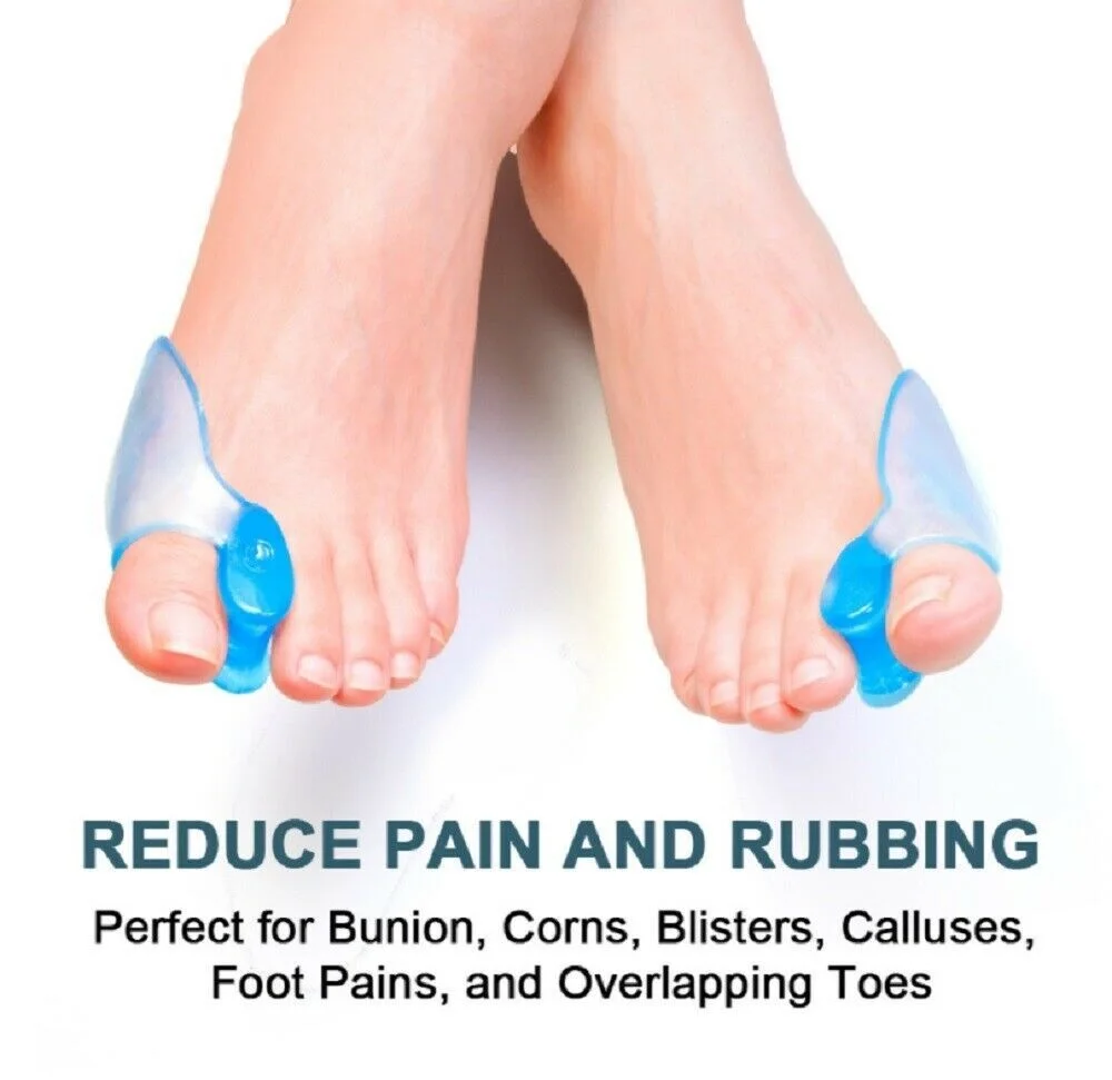 

1 пара силиконовых желчков желчного пузыря, корректор пальцев ног, ортодонтический прямой сепаратор боли. Инструменты для красоты женской к...