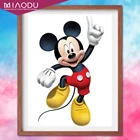 Алмазная 5D картина сделай сам Disney, мультяшная вышивка крестиком Микки Маусом, подарок для домашнего декора