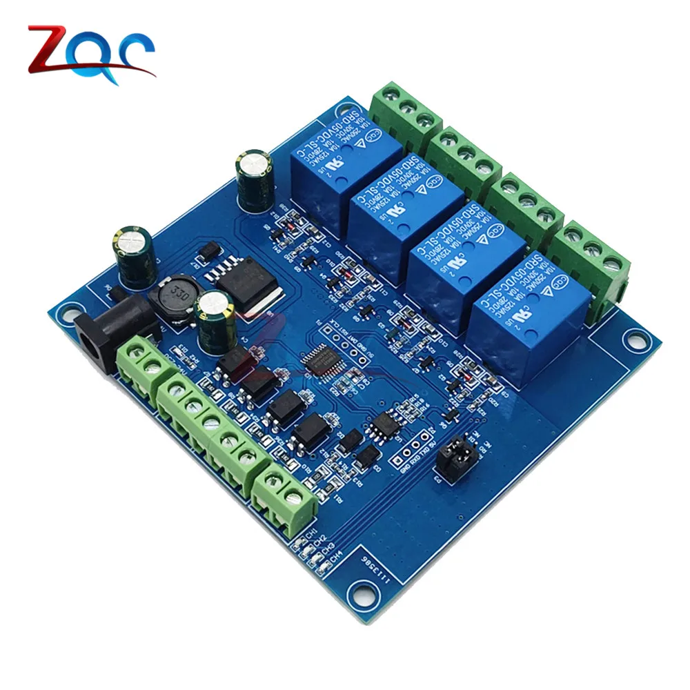 

diymore Modbus-RTU 4-канальный релейный модуль