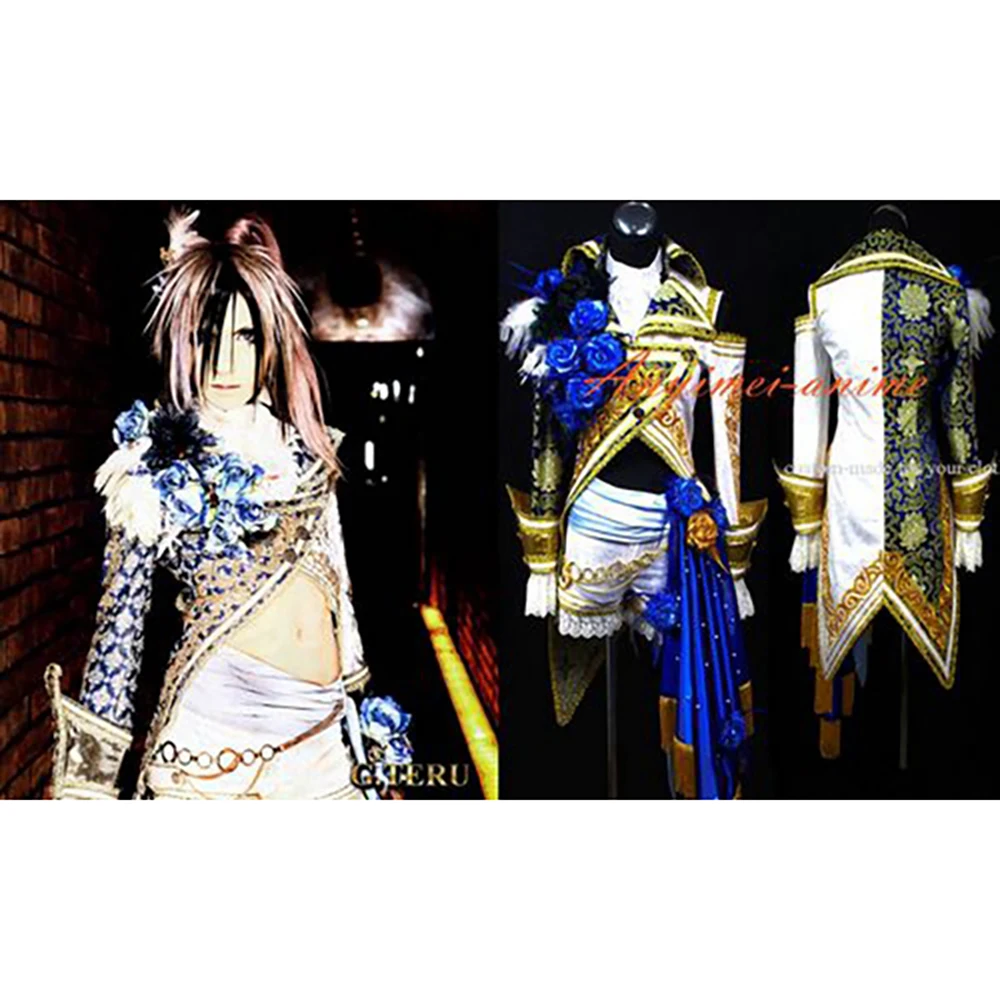

fondcosplay Gothic Versailles Teru Japan Visual Rock Outfit non-mainstream jacket pants Cosplay Costume Custom-Made[CK1270]