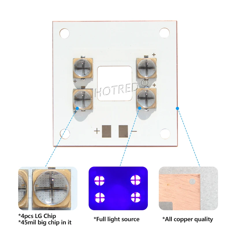УФ светодиодный 3D-принтер 40 Вт модуль отверждения лампы детали