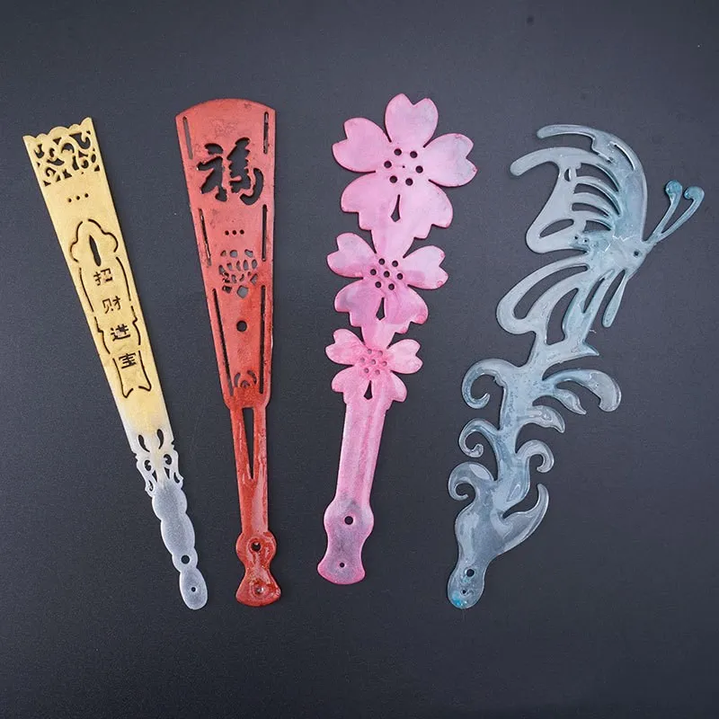 Силиконовая форма-Веер сделай сам для самостоятельного изготовления кулонов