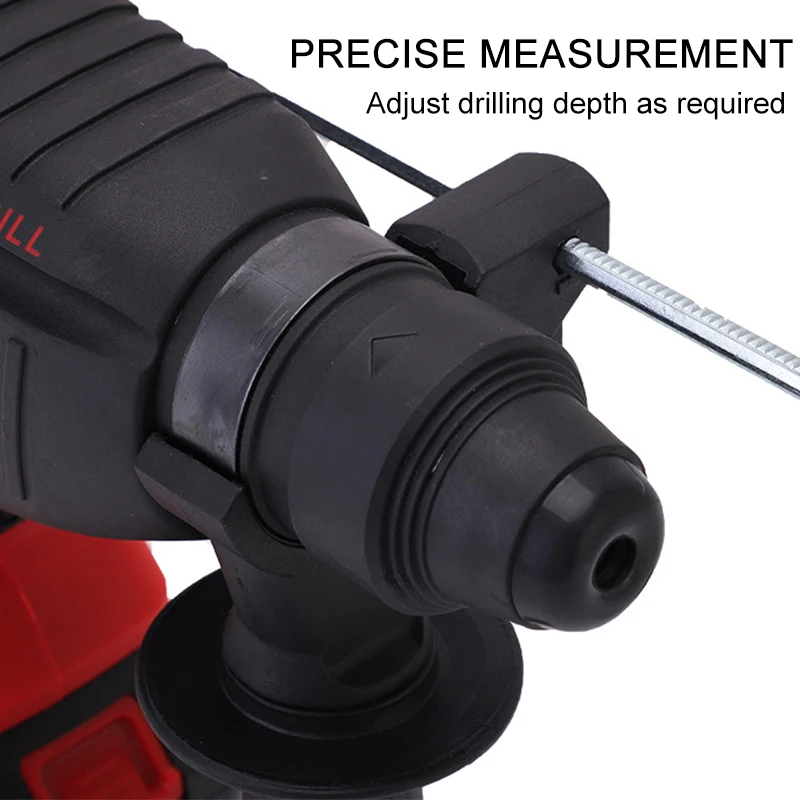 

3 Functions Electric Rotary Hammer Impact Drill Concrete Breaker Punch Jackhammer Power Electric Drill for Makita 18V Battery