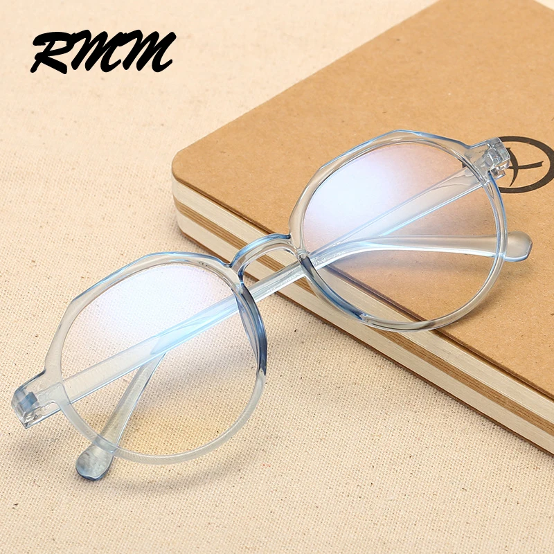 Унисекс ретро круглые простые очки с защитой от излучения декоративные