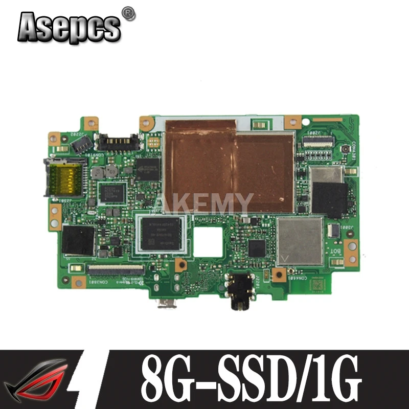 Akemy для For Asus MeMO Pad HD 8 ME180A ME180 планшеты материнская плата Mainboard logic boardK00L 100% TESED OK W/ 8G