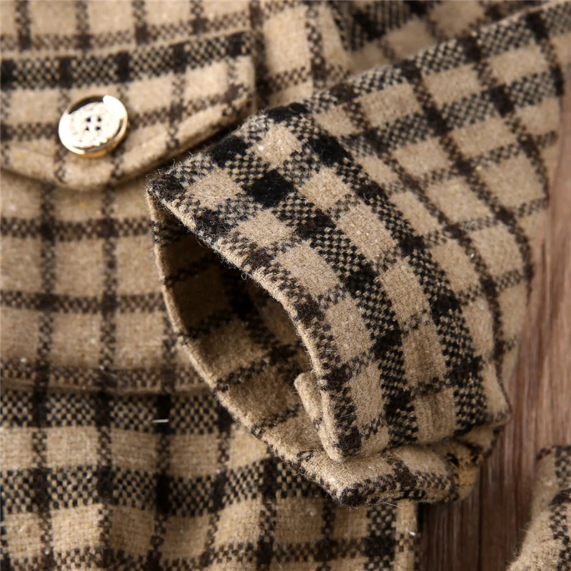 Модные От 1 до 5 лет комплекты одежды для маленьких девочек осенне-зимнее