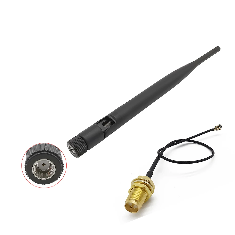 1 комплект 868 МГц антенна 5dbi RP SMA разъем 868 МГц антенна RP SMA 868 МГц 5дб WiFi антенна + 15 см RP SMA женский 1,13 Кабель