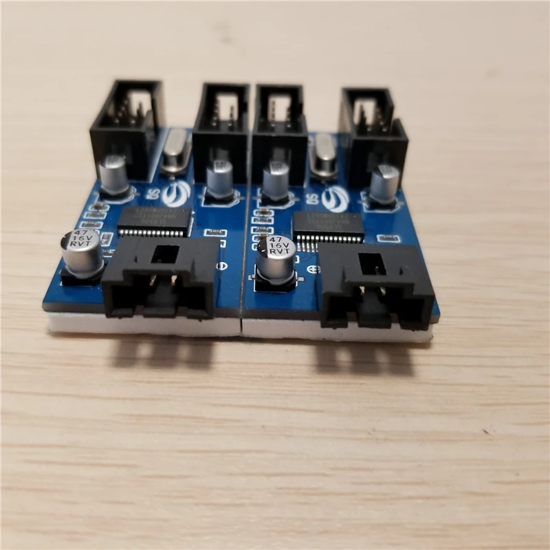 Motherboard USB 2.0 9Pin 1 to 4 Splitter Extension PCB Chipset PC Case Internal Enhanced Extender | Компьютеры и офис